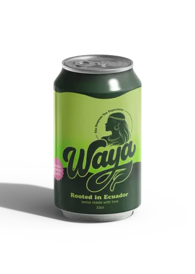 WAYA 330ml Dose — Vitaldrink mit Guayusa aus dem ecuadorianischen Amazonas